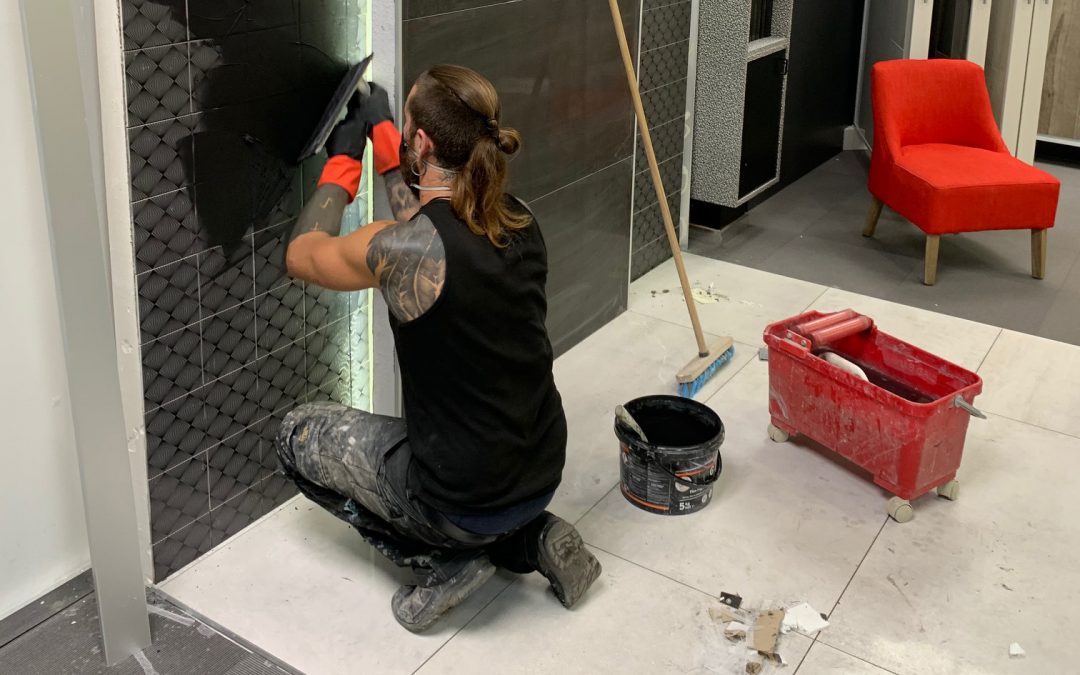 Nouveau box en cours chez ANZILE CARRELAGE