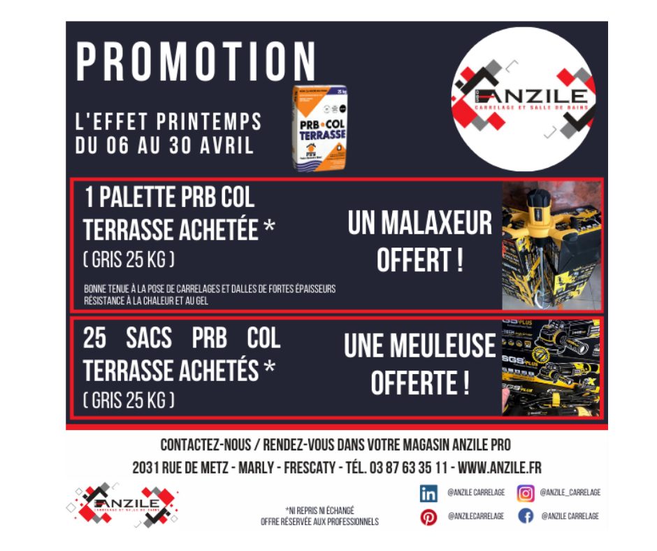 promo pro col prb - anzile carrelage - miniature site