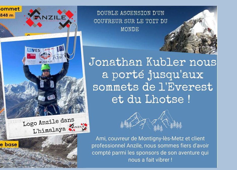 Jonathan Kubler nous a porté jusqu’aux sommets de l’Everest et du Lhotse !
