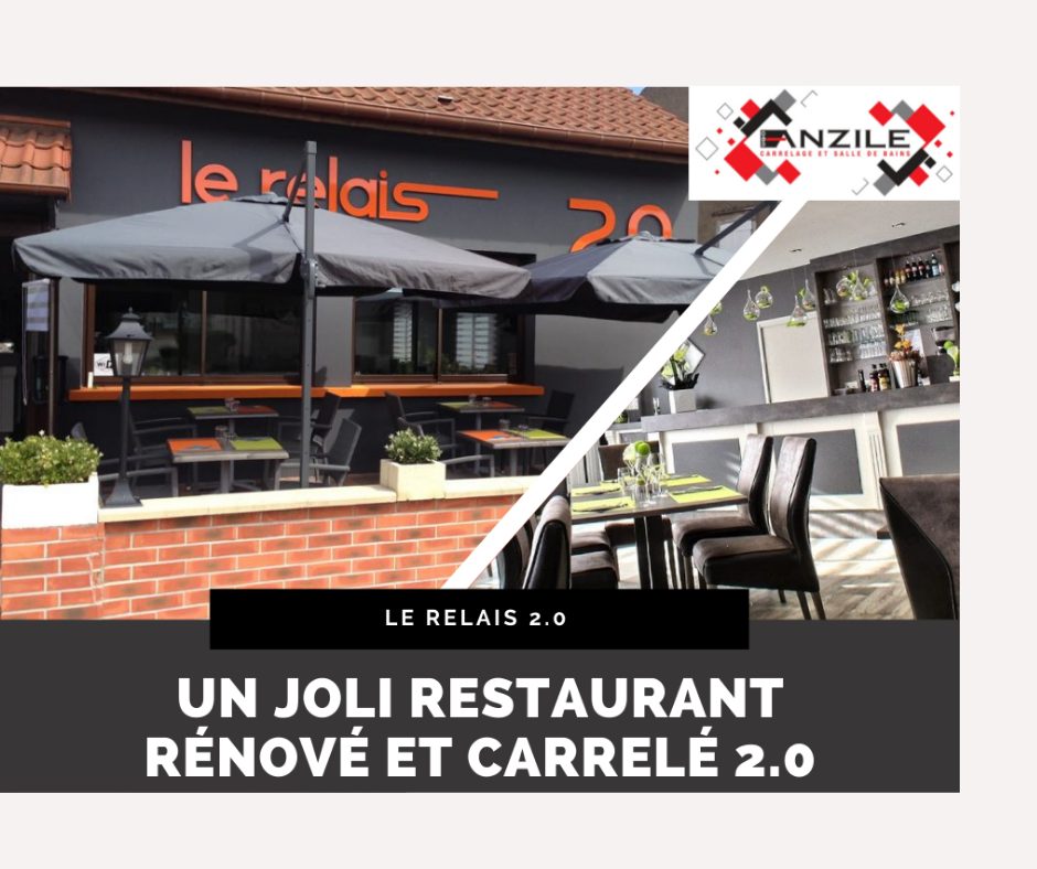 rénovation restaurant - Carrelage neuf effet bois - Anzile Carrelage - Lemud Remilly Metz Moselle Marly Grand-Est France